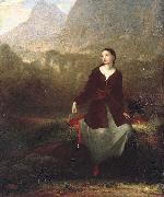 Washington Allston The Spanish Girl in Reverie France oil painting artist